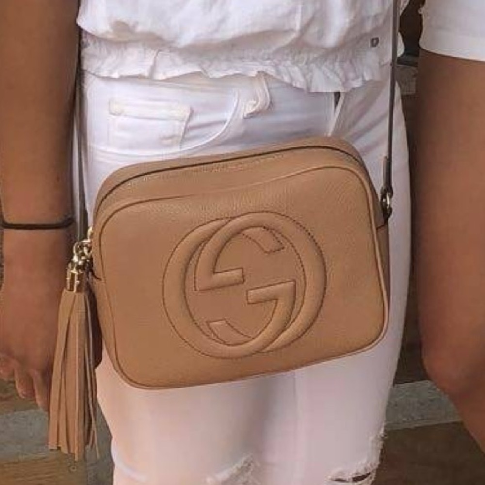 Tan Gucci Soho Disco Bag